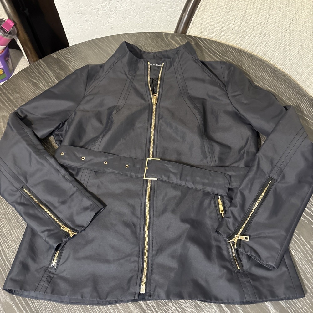 MARC NEW YORK‎ by Andrew Marc - XL Black  Jacket w/multiple pockets, RN# 54163